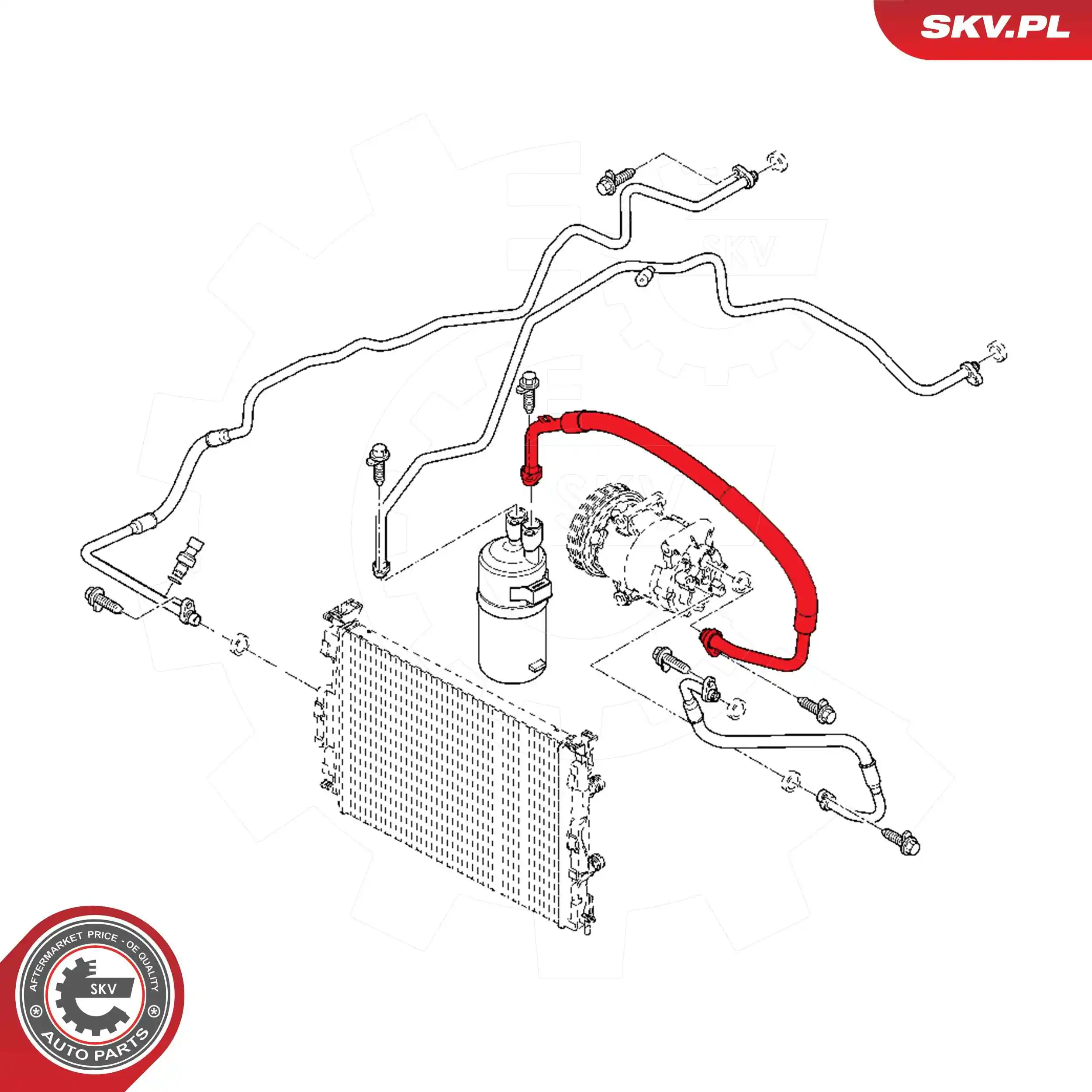 High/Low-pressure Line, air conditioning